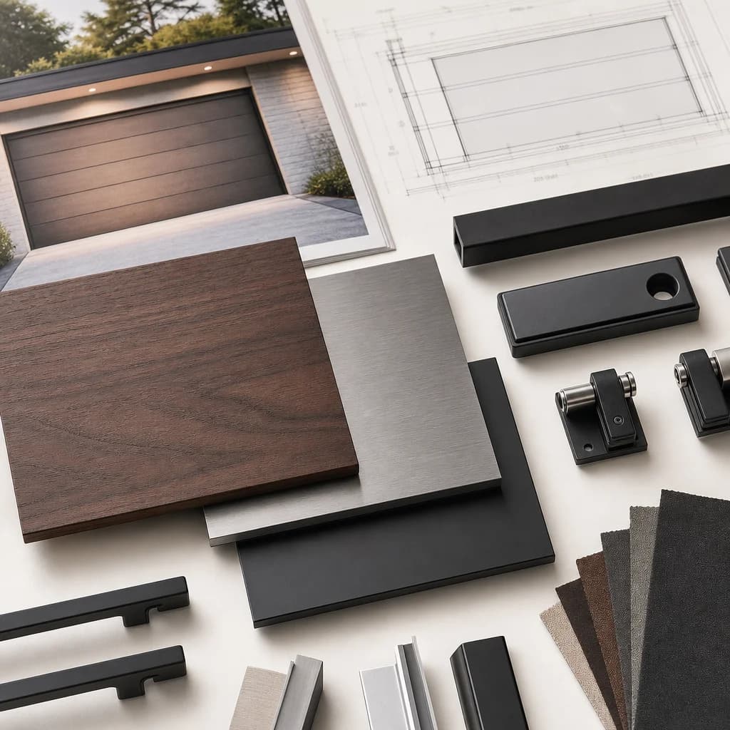 Build your custom door — material configuration