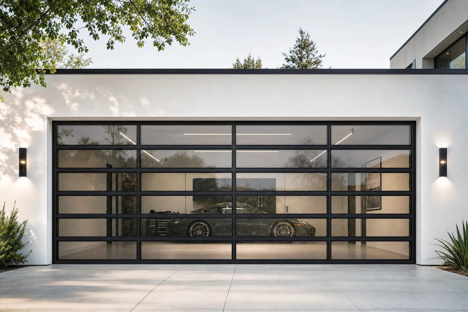 Full View Glass Garage Door