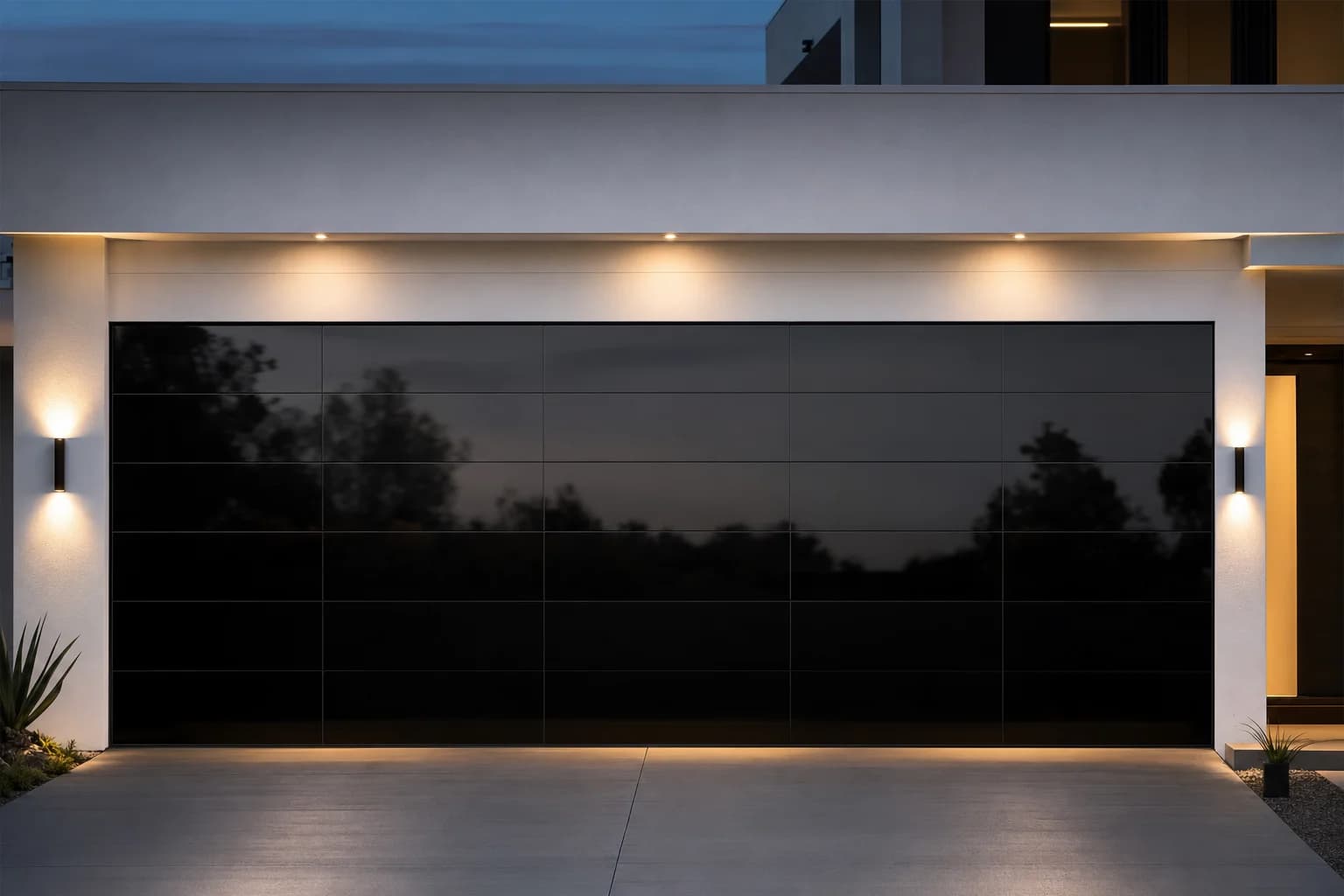 Frameless Glass Garage Door
